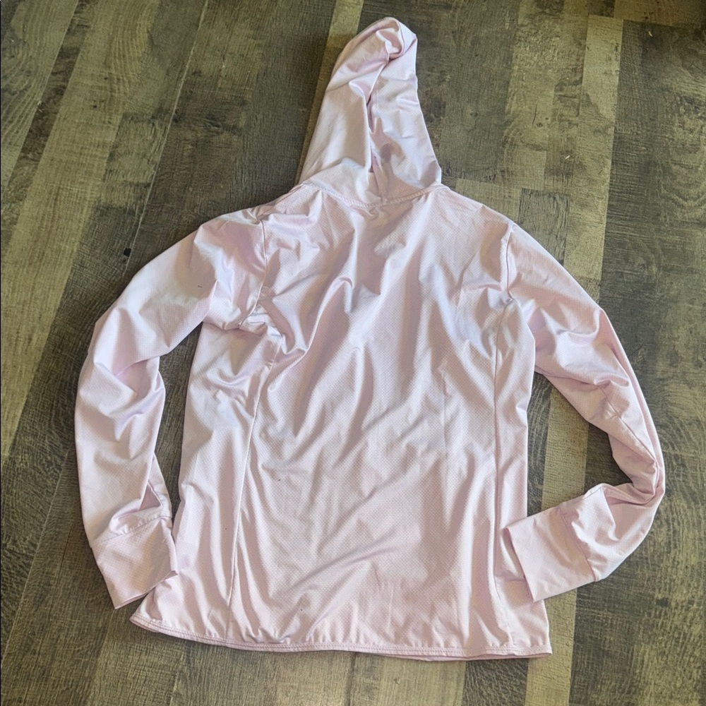 Mofiz Activewear Women's Pink Hooded Sun Protection Jacket - Size L" - Picture 7 of 7